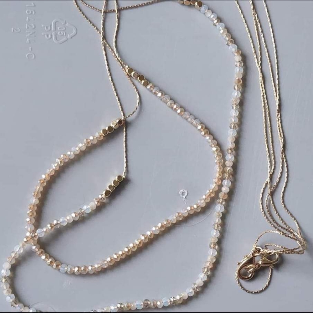 Origami owl beaded necklace new